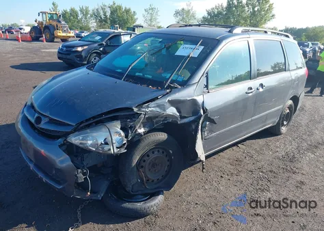 2007 Toyota Sienna Le из США, поврежденный, VIN 5TDZK23C47S049745